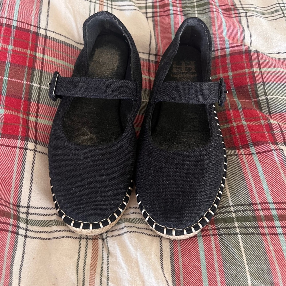 Haute Hippie black espadrilles